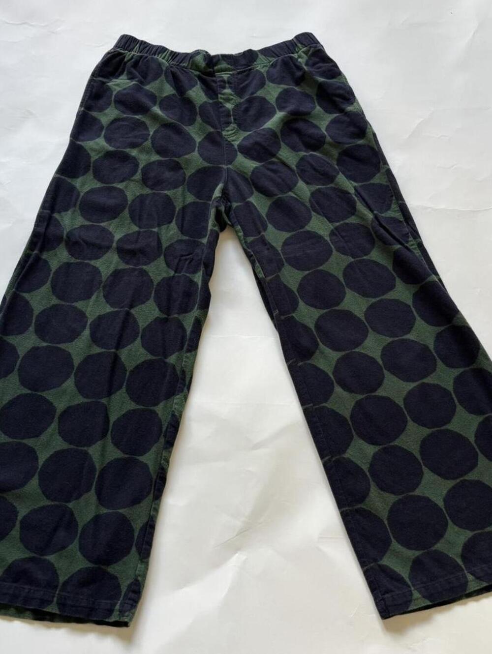 Marimekko x Uniqlo 3 Piece Set Polka Dot Green Black Kivet Lounge Set XS S M - Picture 3 of 8